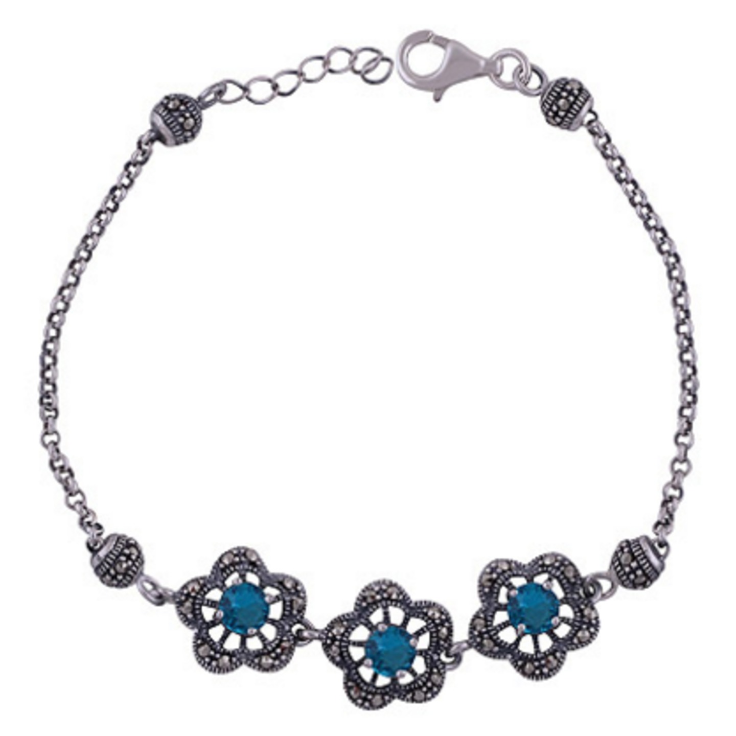 The Zirconia Silver Bracelet
