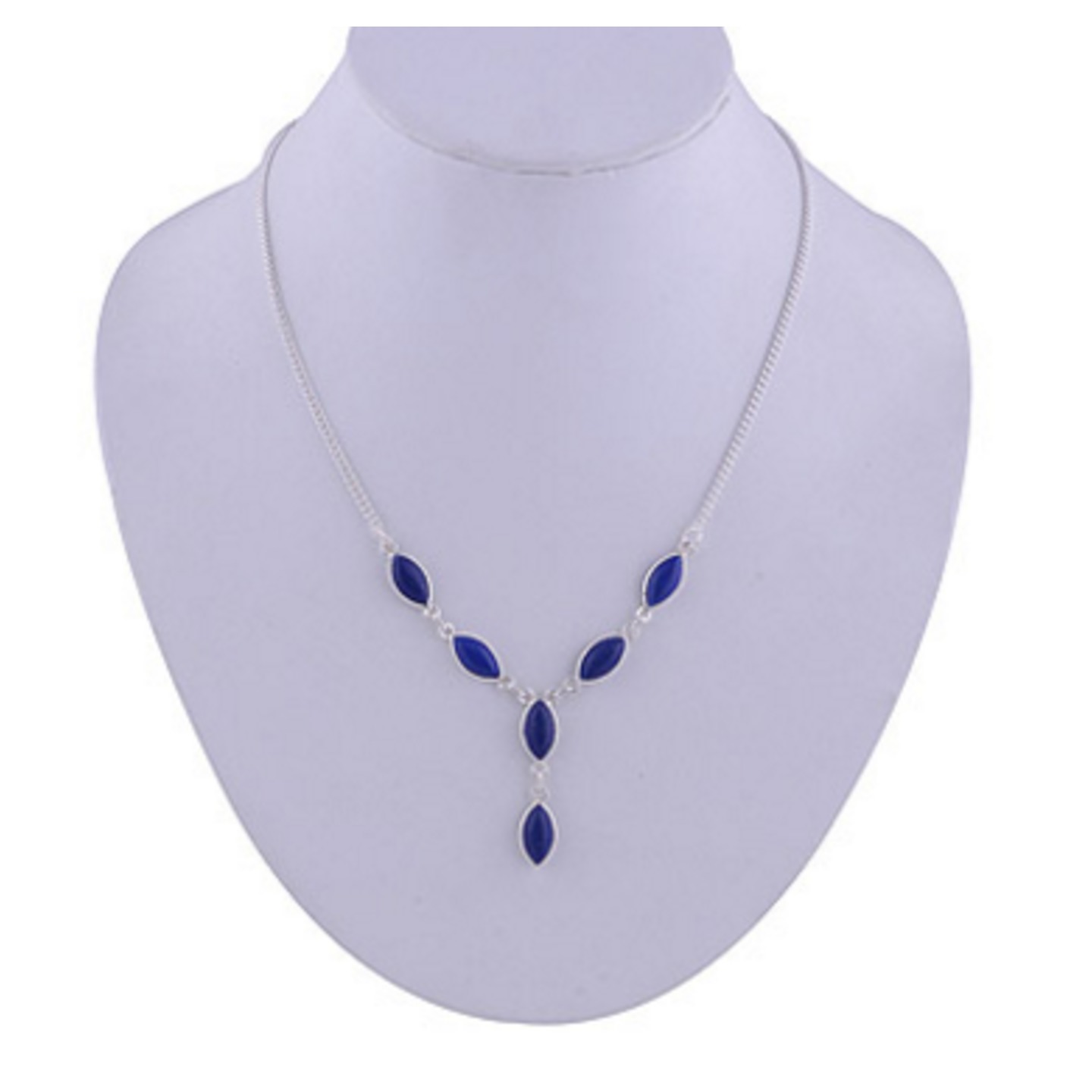 The Lapis Silver Necklace