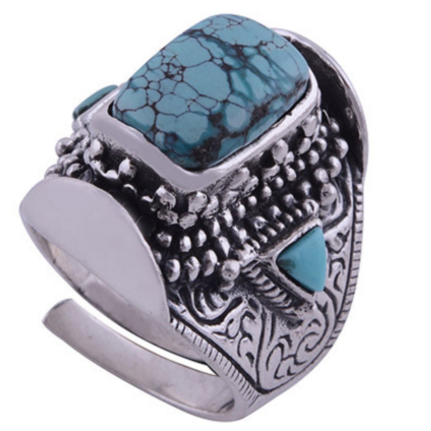 Cocktail Turquoise Ring