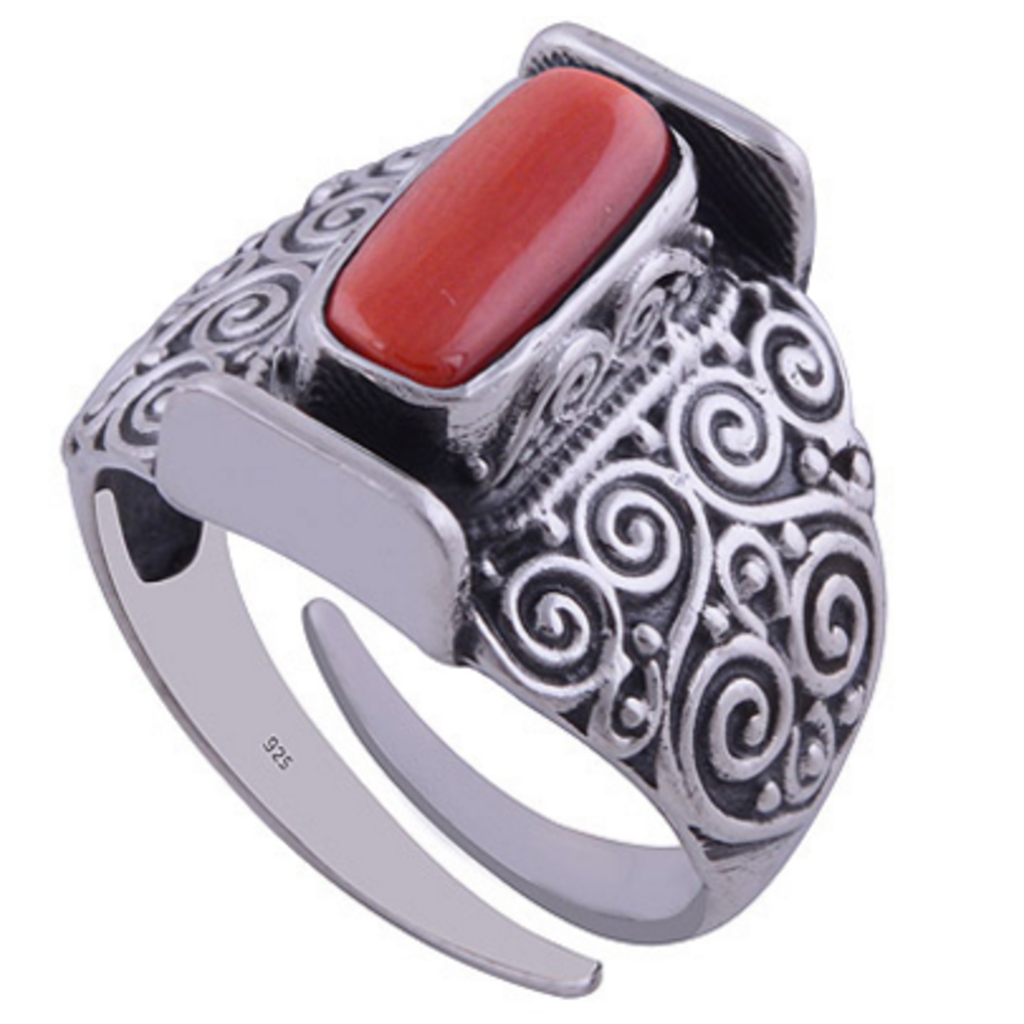 Cocktail Coral Ring