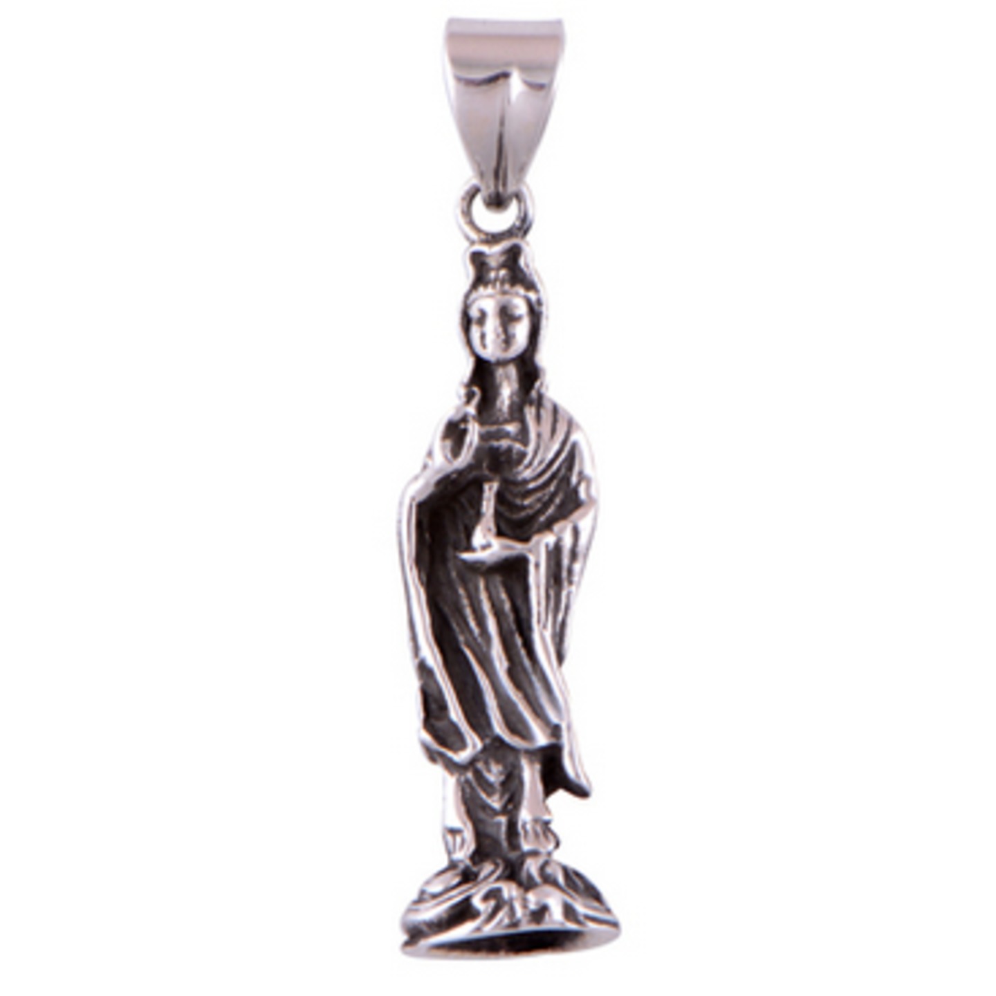 The Mother Mary Silver Pendant
