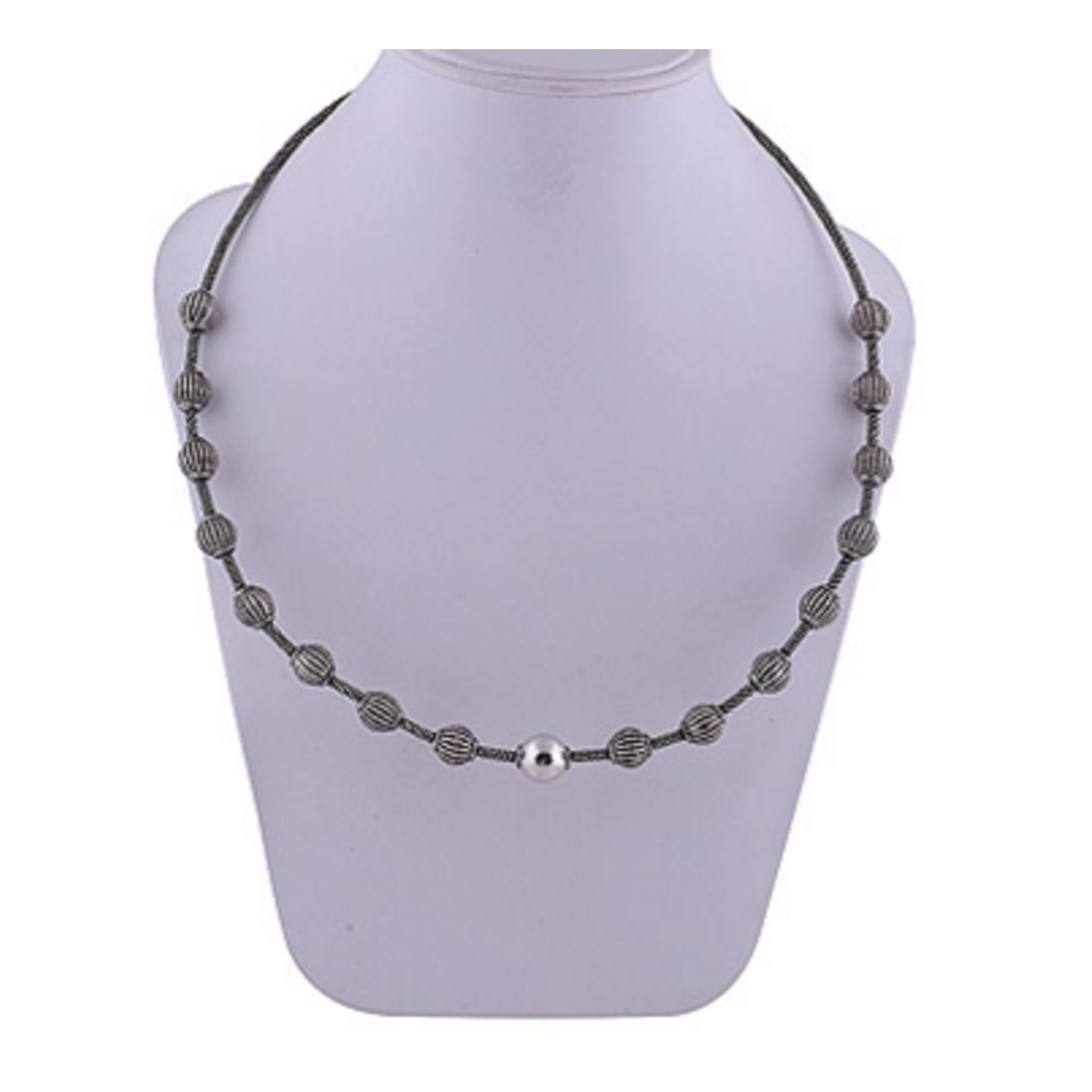 The Fleck Silver Necklace