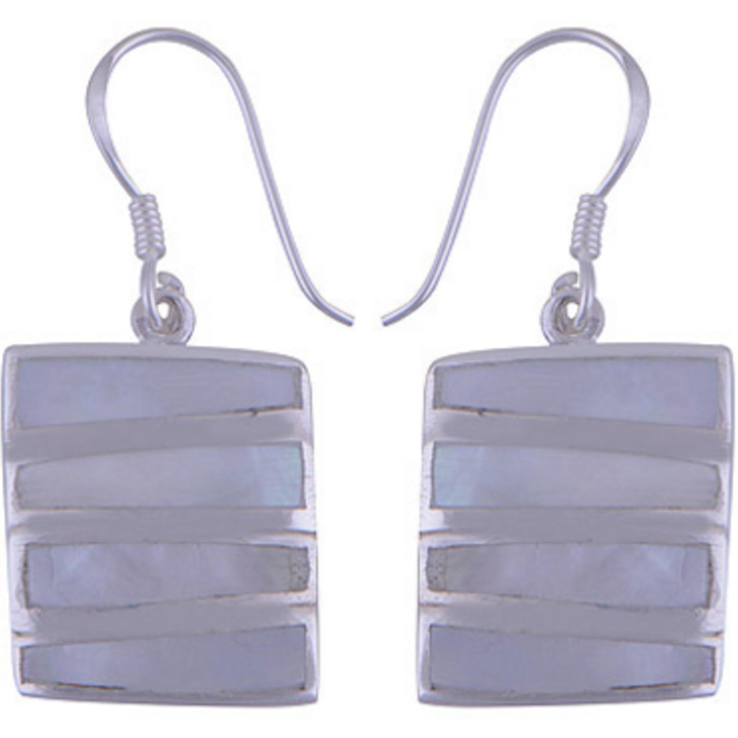 The Shell Stack Silver Earring