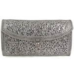 Collectible Floral Engrave Handmade Evening Clutch