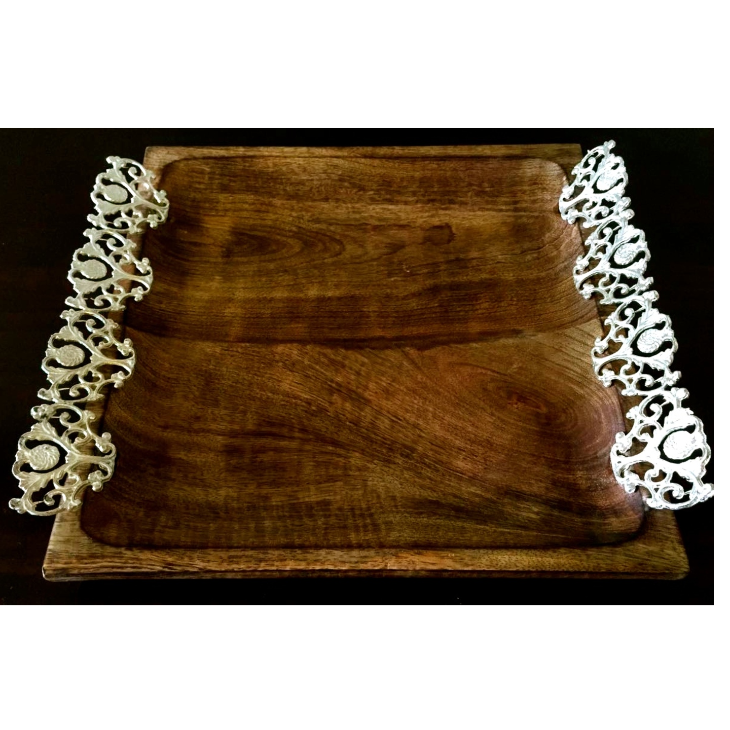 Wooden Jali Tray Small