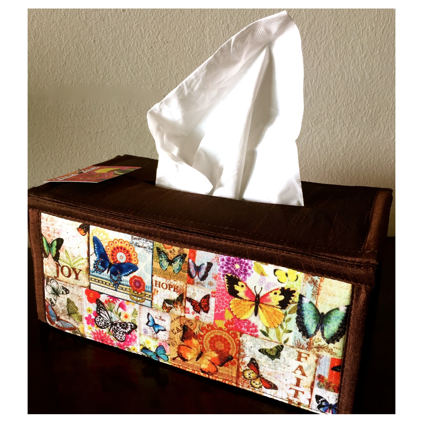 Desi Pop Butterfly Tissue Box