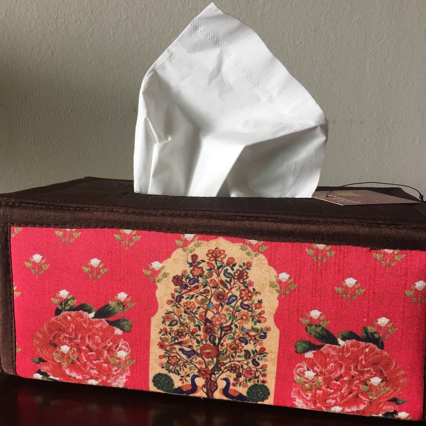 Desi Pop Tree of Life Tissue Box Holder