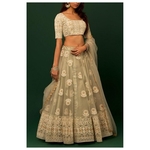 Designer Soft Net Embroidered Lehenga Choli