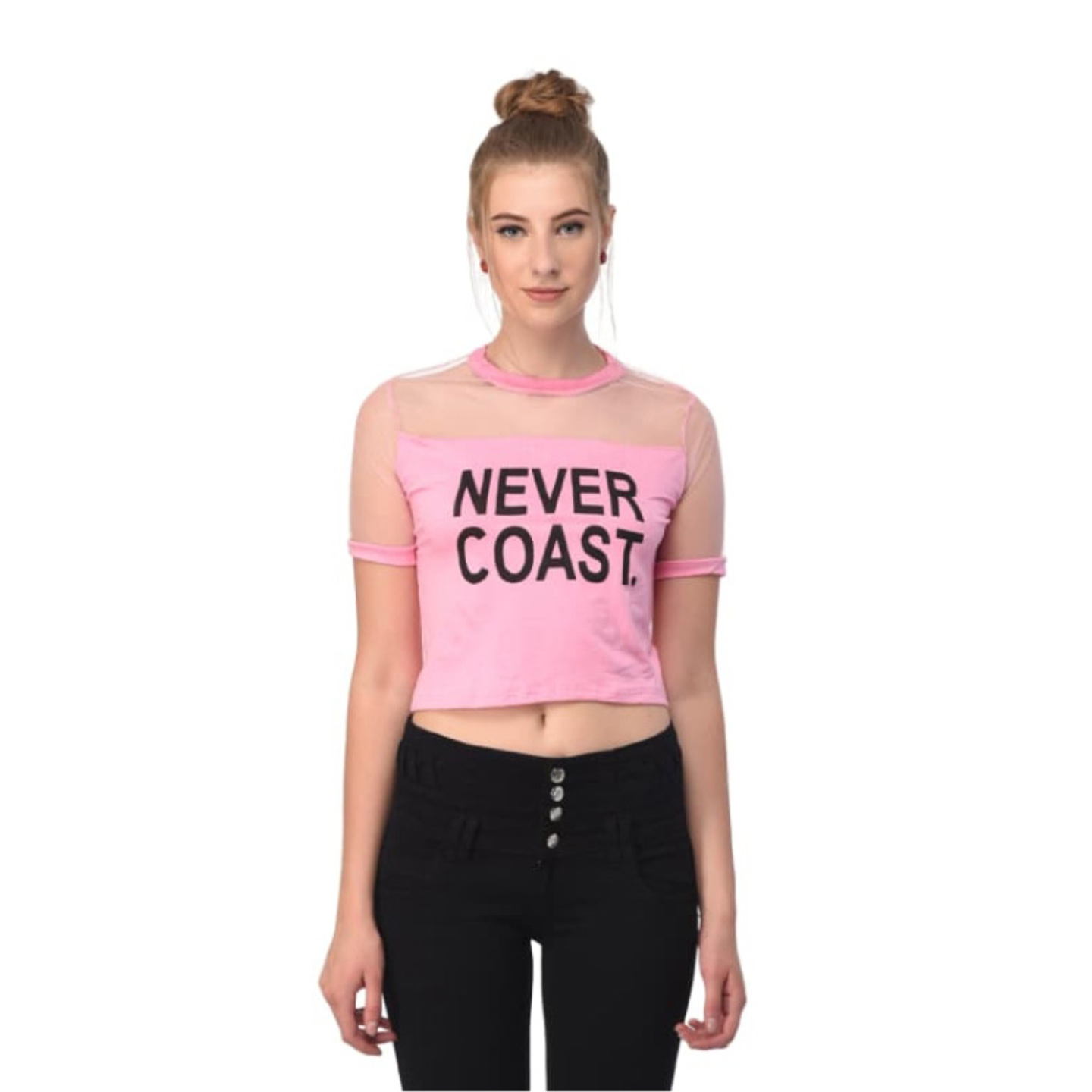 Pink Crop Top