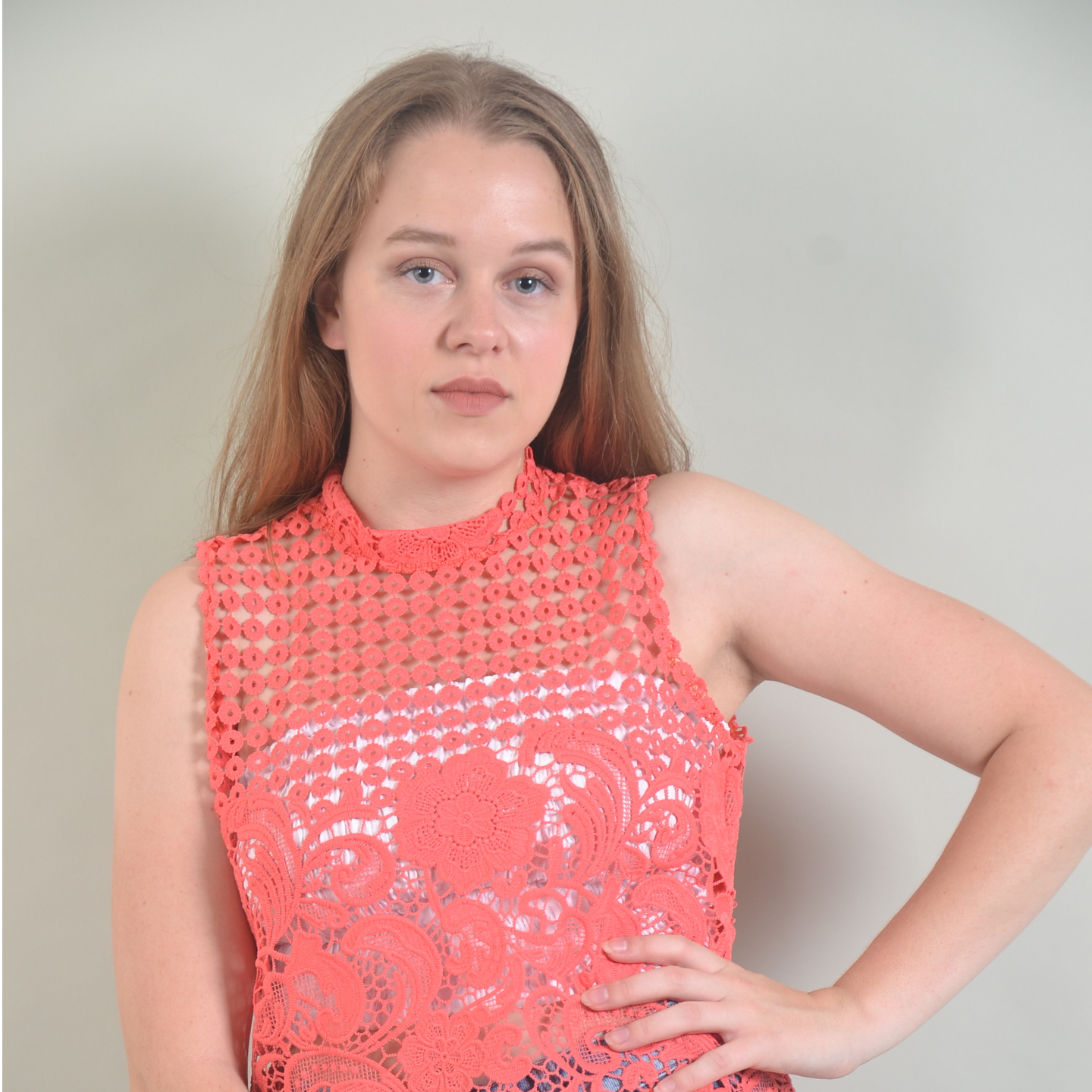 Fiore Coral Red Top