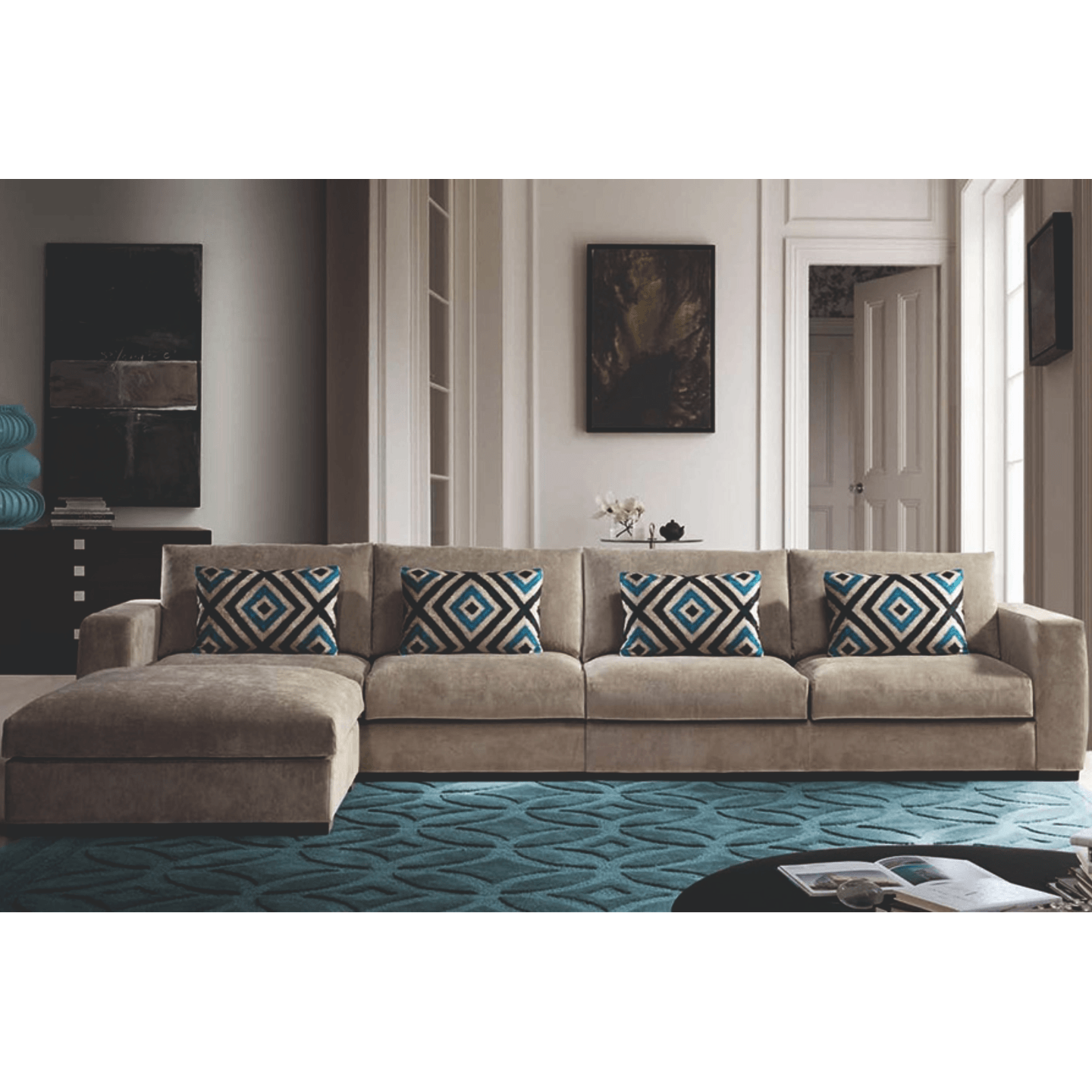 Nebule Right side Lounger Sofa (FC40)