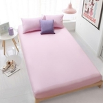3PC Solid Colour Fitted Bedsheet Set (Light Pink)