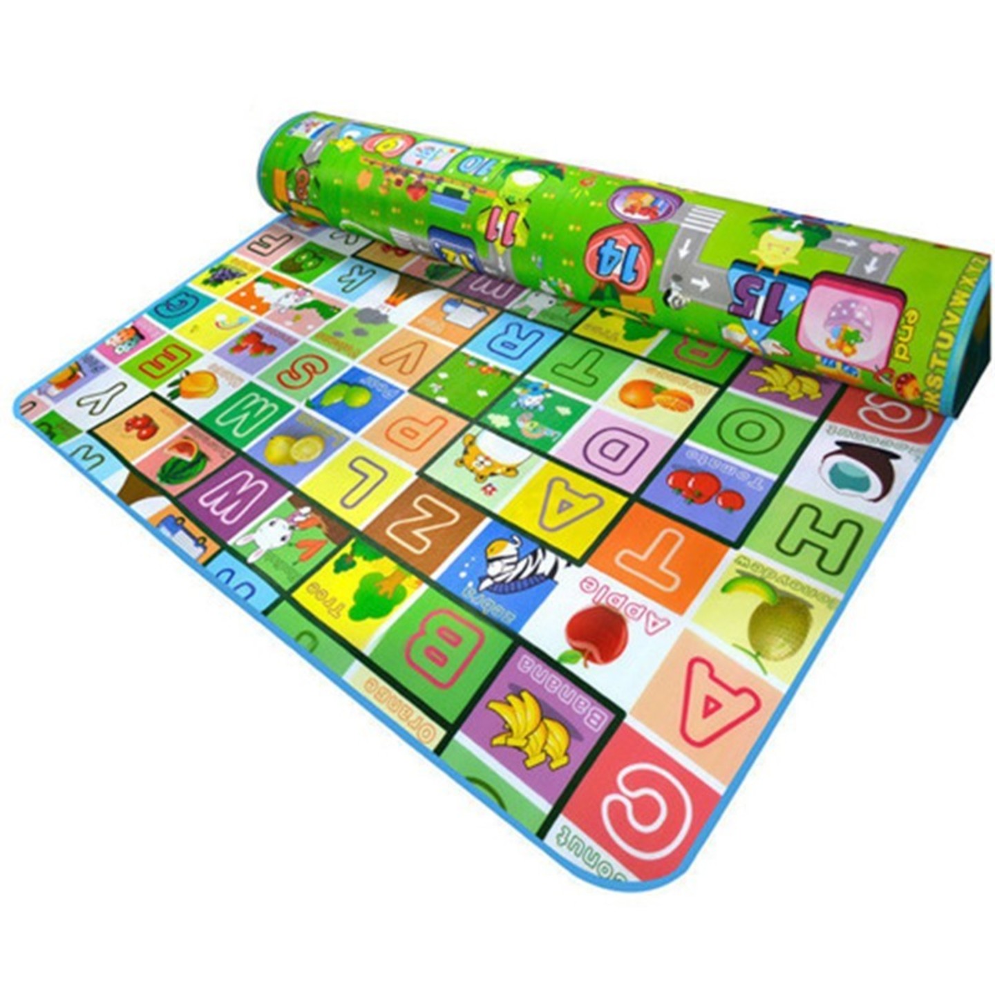 Baby learning Mat Both Sides Printed with bag