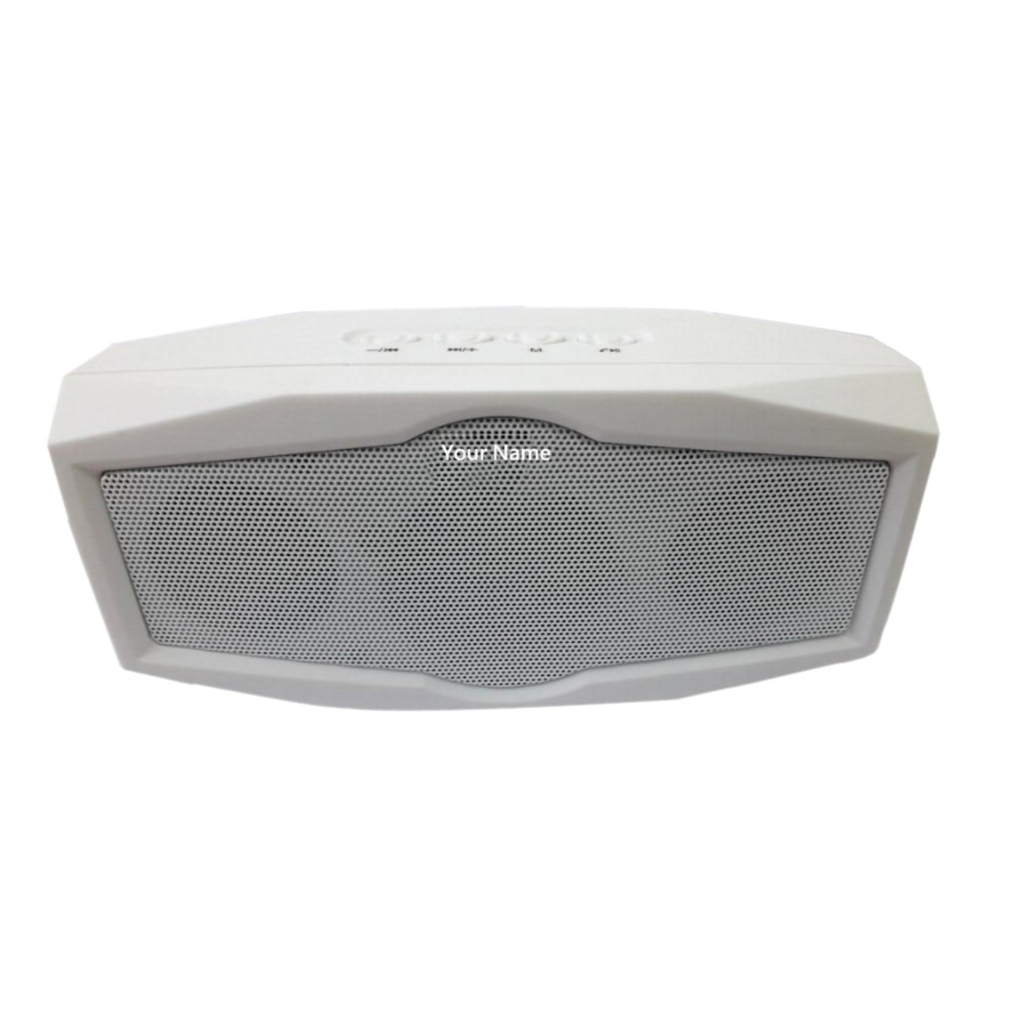 Wireless Bluetooth Speaker Stereo Subwoofer Support FM TF (WHITE)