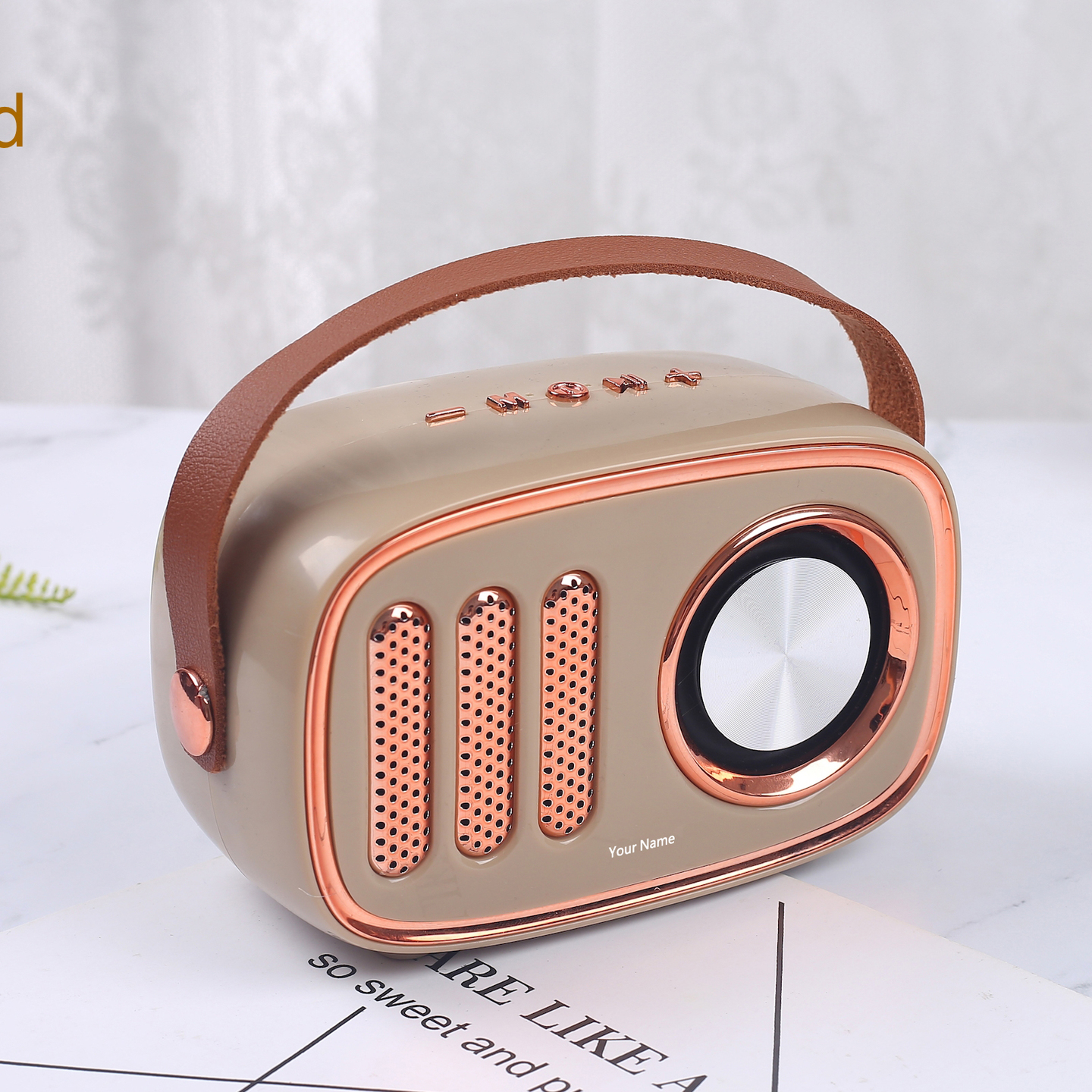  K36 Bluetooth Speaker Gold