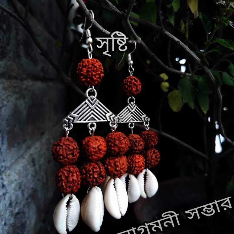 Rudhraksha Earrings