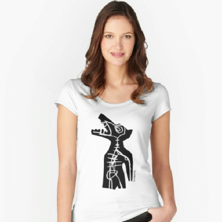 Howling Wolf t-shirt for women