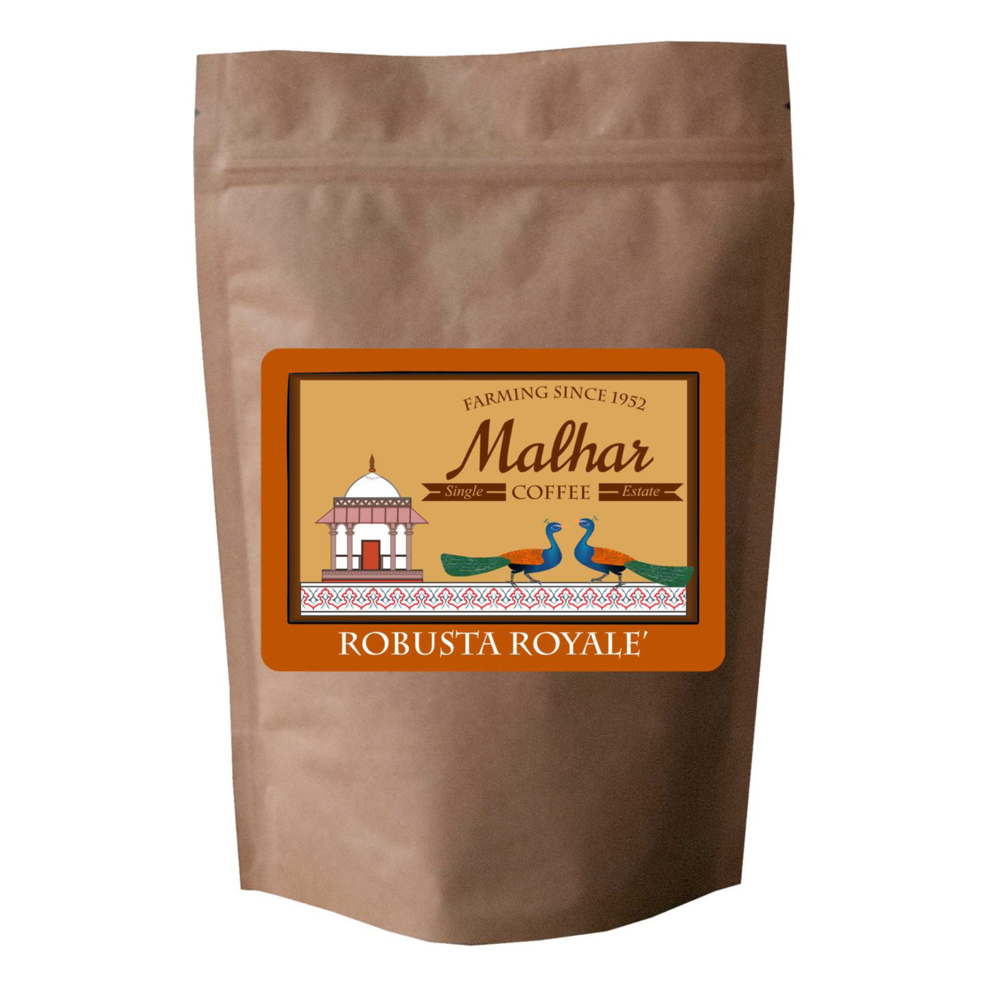 MALHAR ROBUSTA ROYALE - Pure Sundried Robusta - 200gms