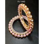 Kundan Meena Bangles (Size 2.4) Openable
