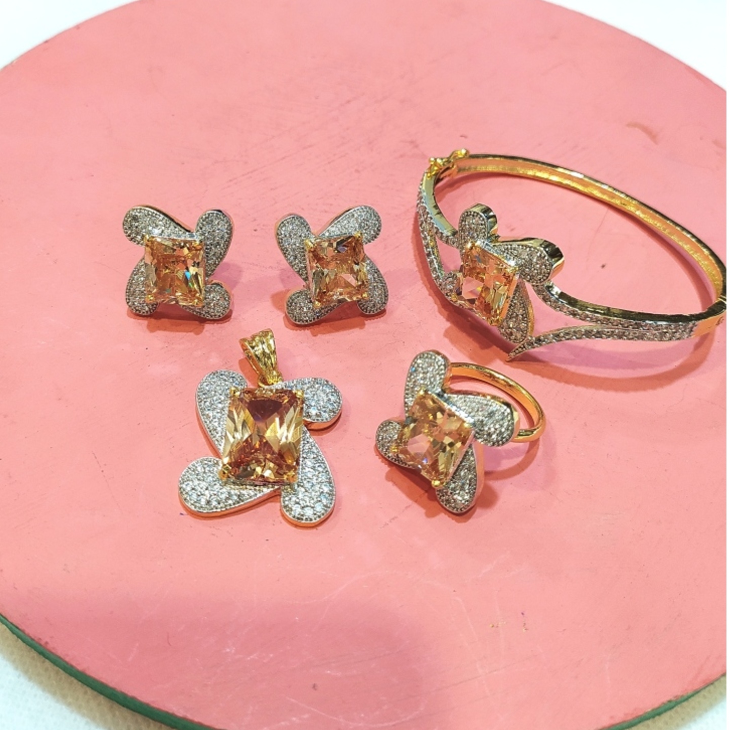 Cubic Zirconia Combo Set