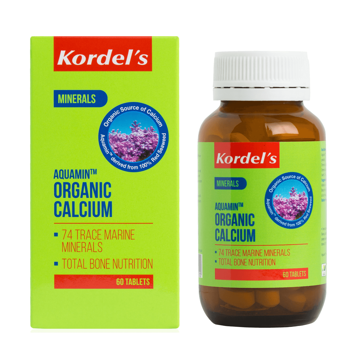 Kordels Organic Calcium 60s