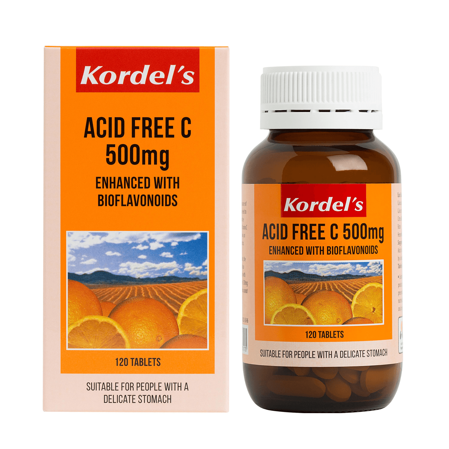 Kordels Acid Free C 500mg 120s