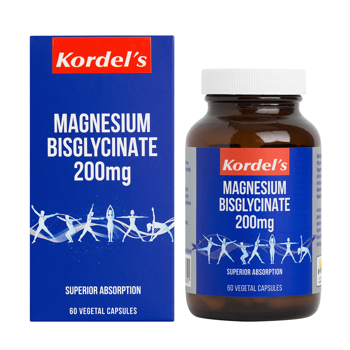 Kordel’s Magnesium Bisglycinate 200mg 60's