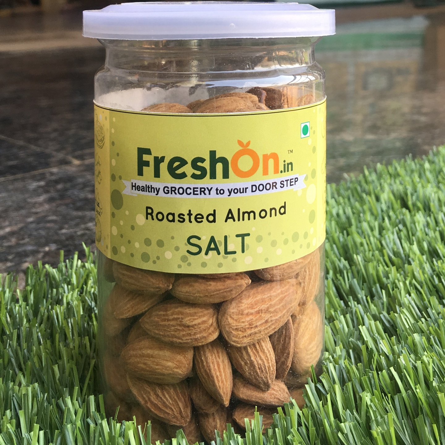 ALMOND Roasted - SALT - 170 Gms Gross 200 Gms