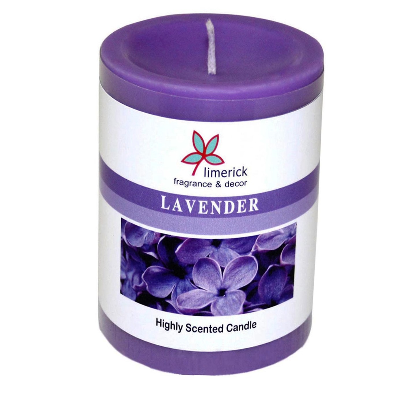 3x4 Pillar Candle - Lavender