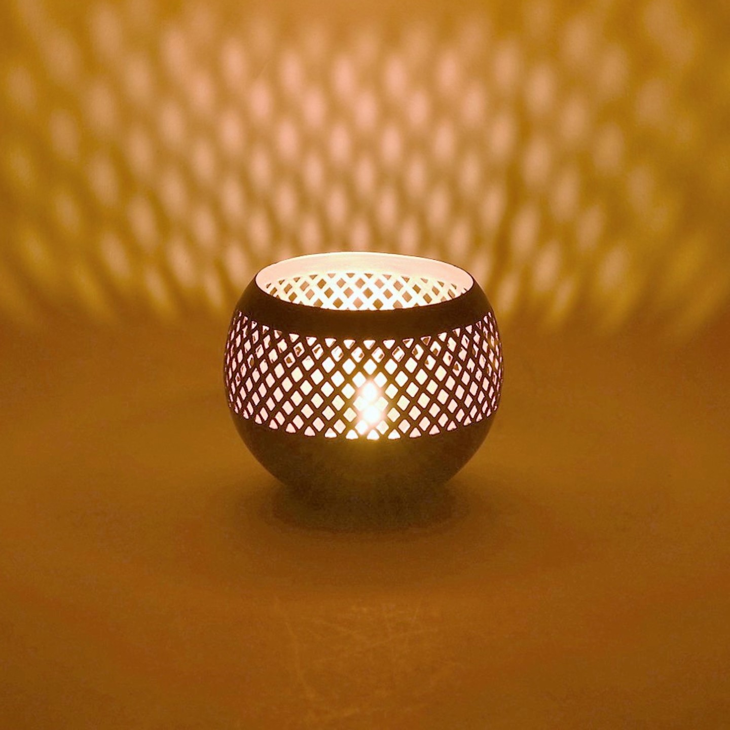 Laser Cut Round Tealight Holder