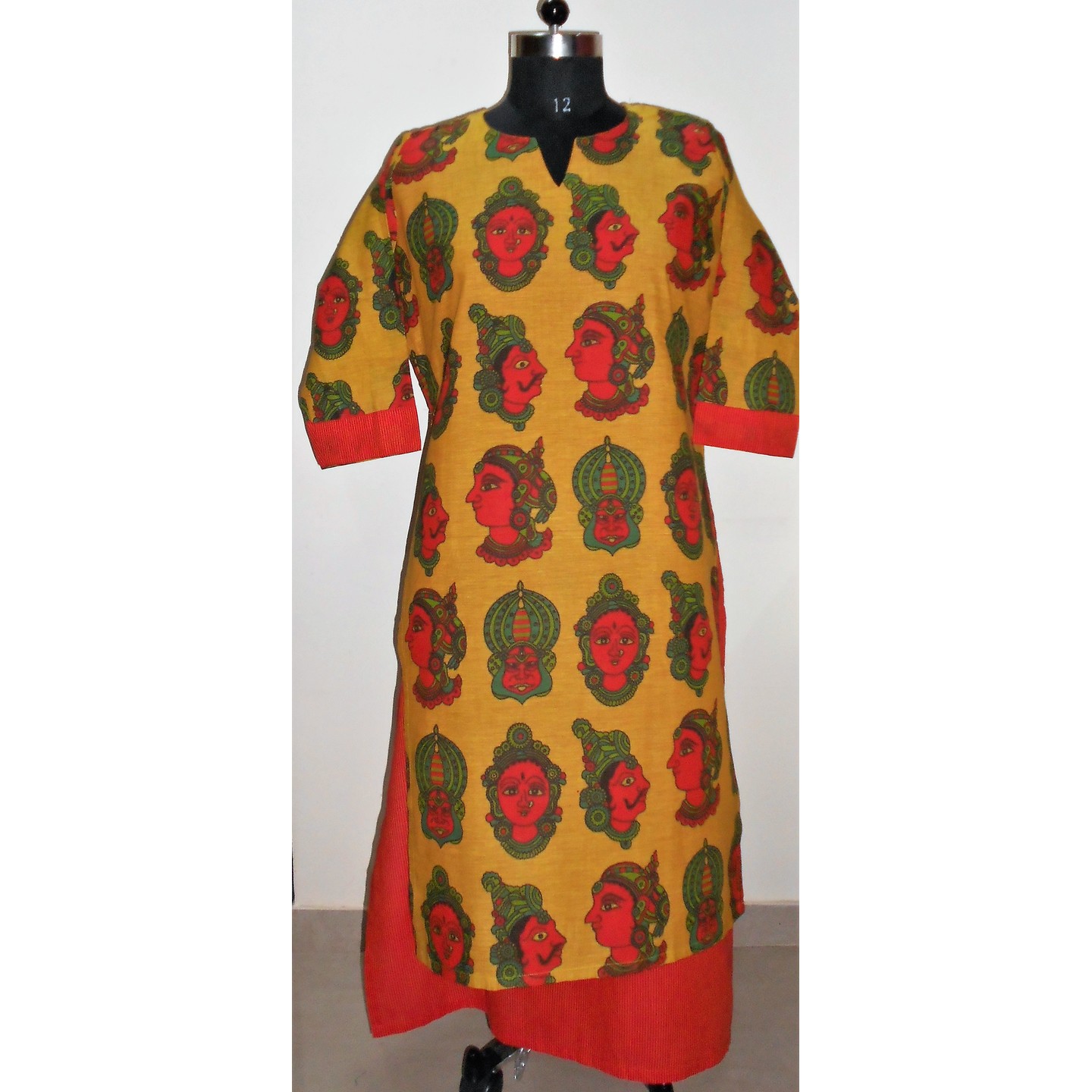 KalamKari Long Kurti Front.jpg