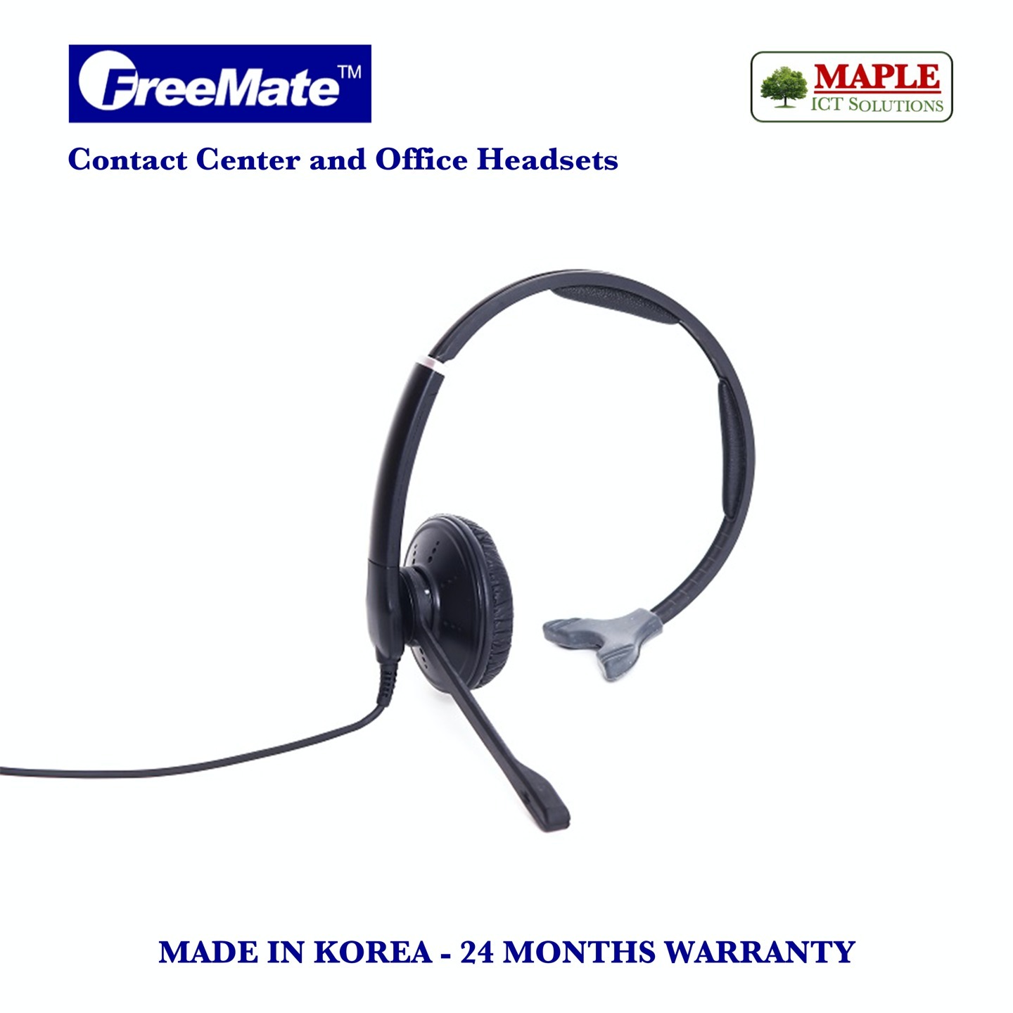 Freemate DH-053T Contact Center & Office Headset, Monaural