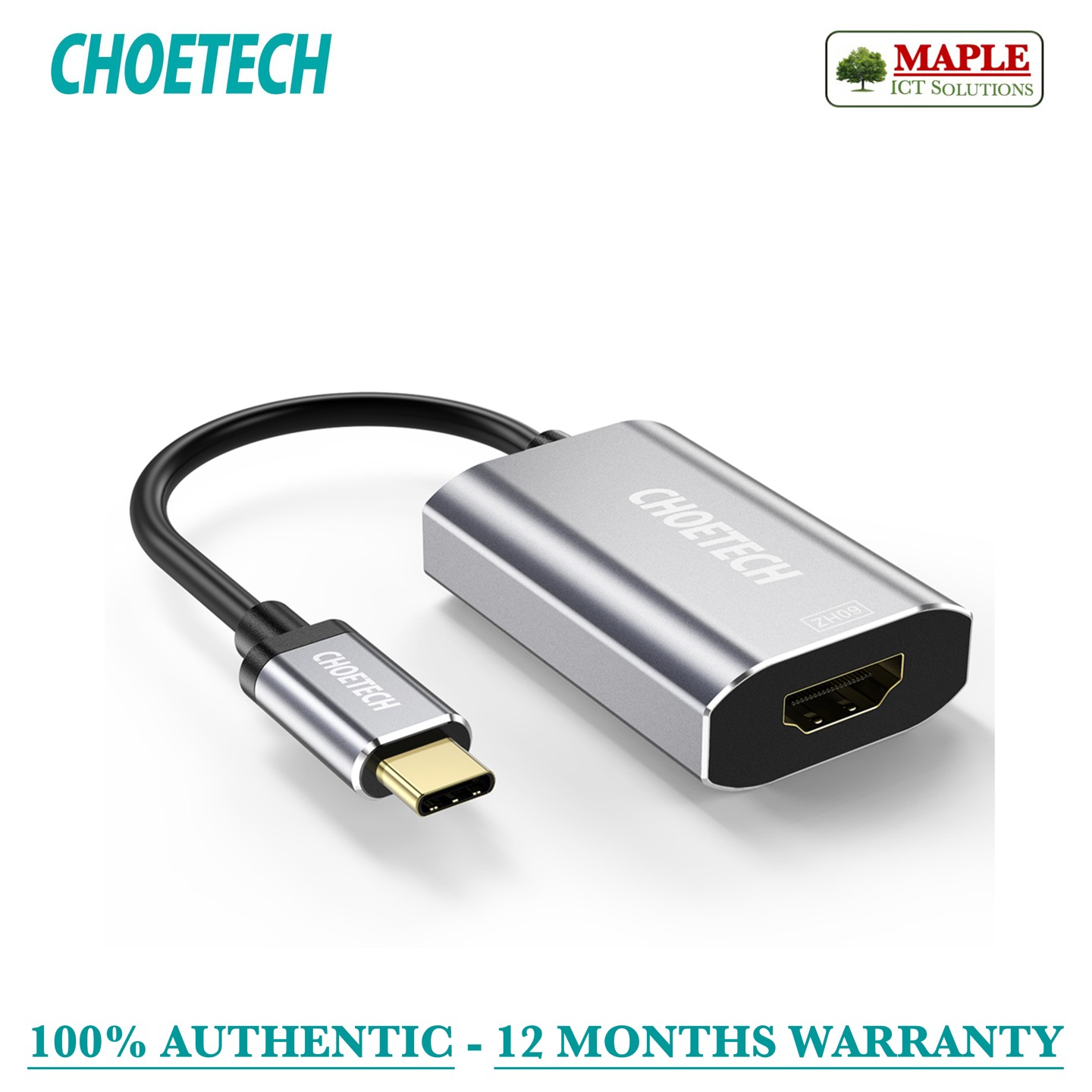 Choetech USB-C To HDMI Adapter, 4K@60Hz (HUB-H06)