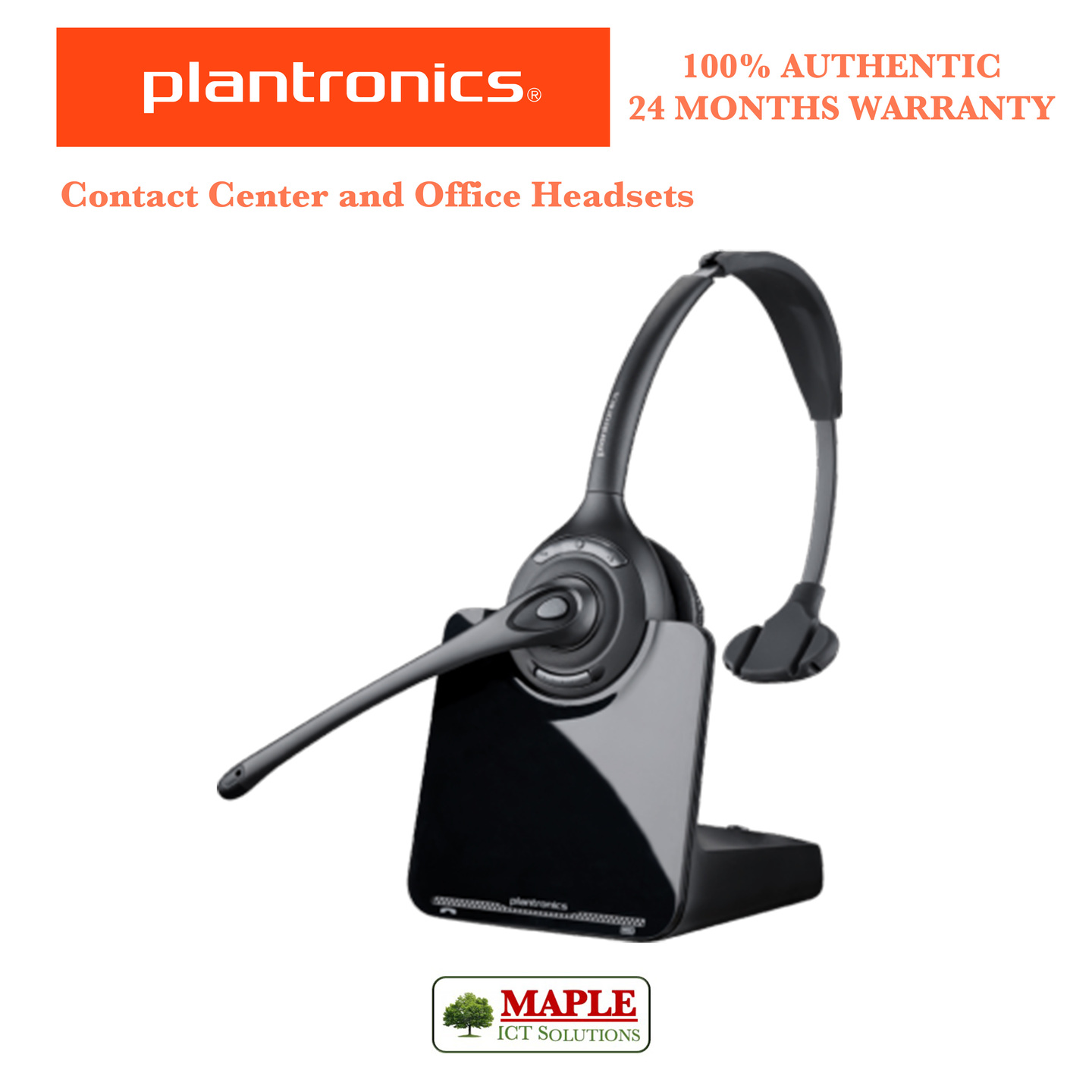 Plantronics CS510 Over-the-head Monaural Wireless DECT Headset