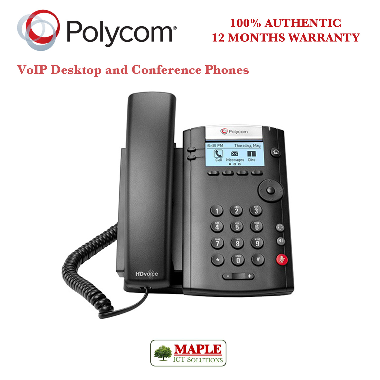 Polycom VVX 201 Business Media Phone (MS SfB)