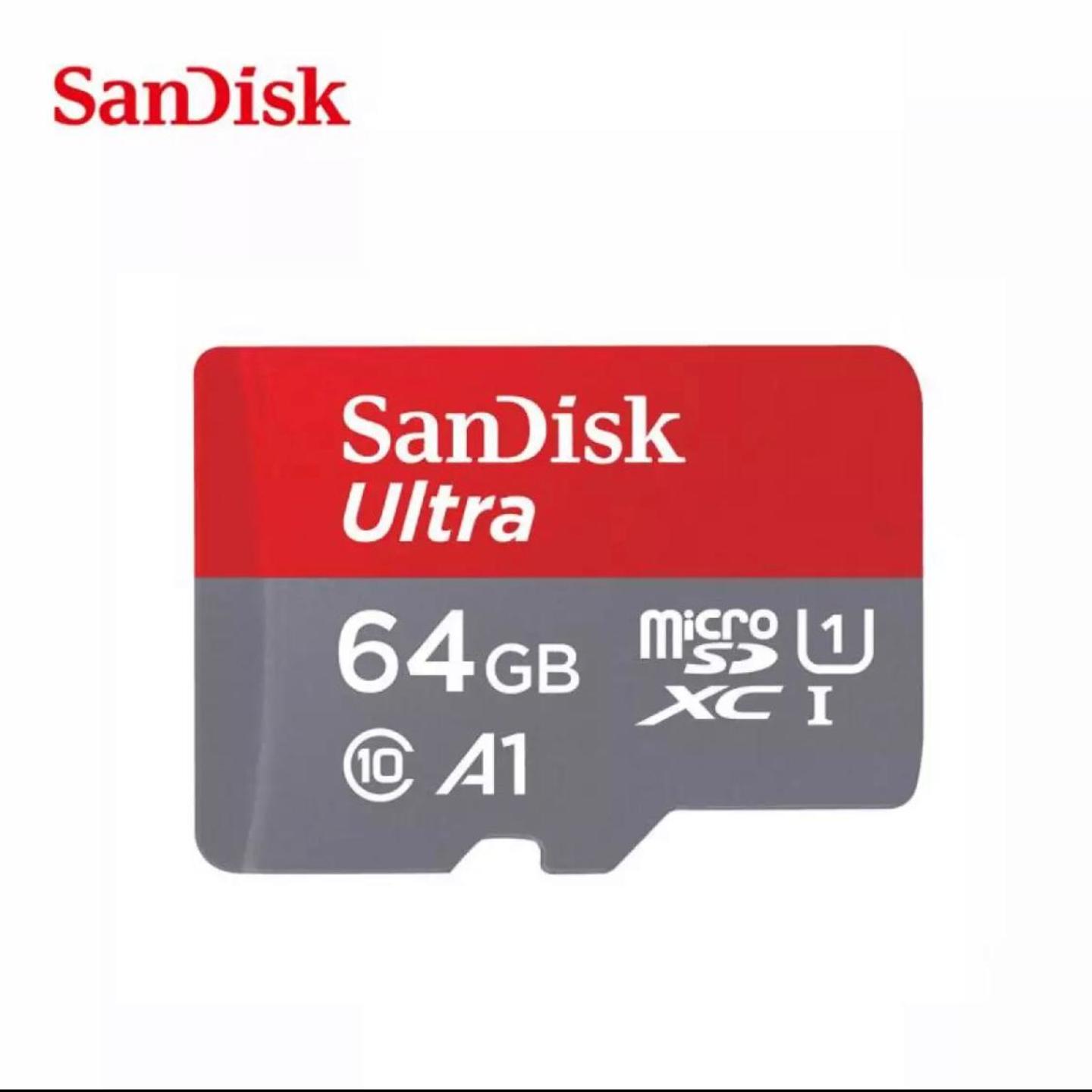 Ultra Class 10 UHS - 1 A1 MicroSD Card- 64GB
