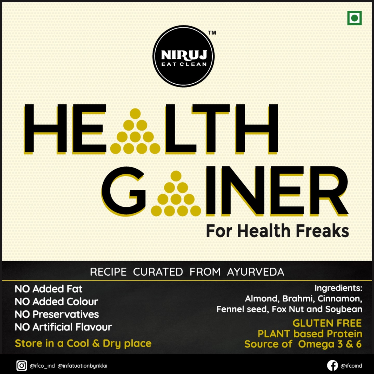 NIRUJ Health Gainer For Diabetic