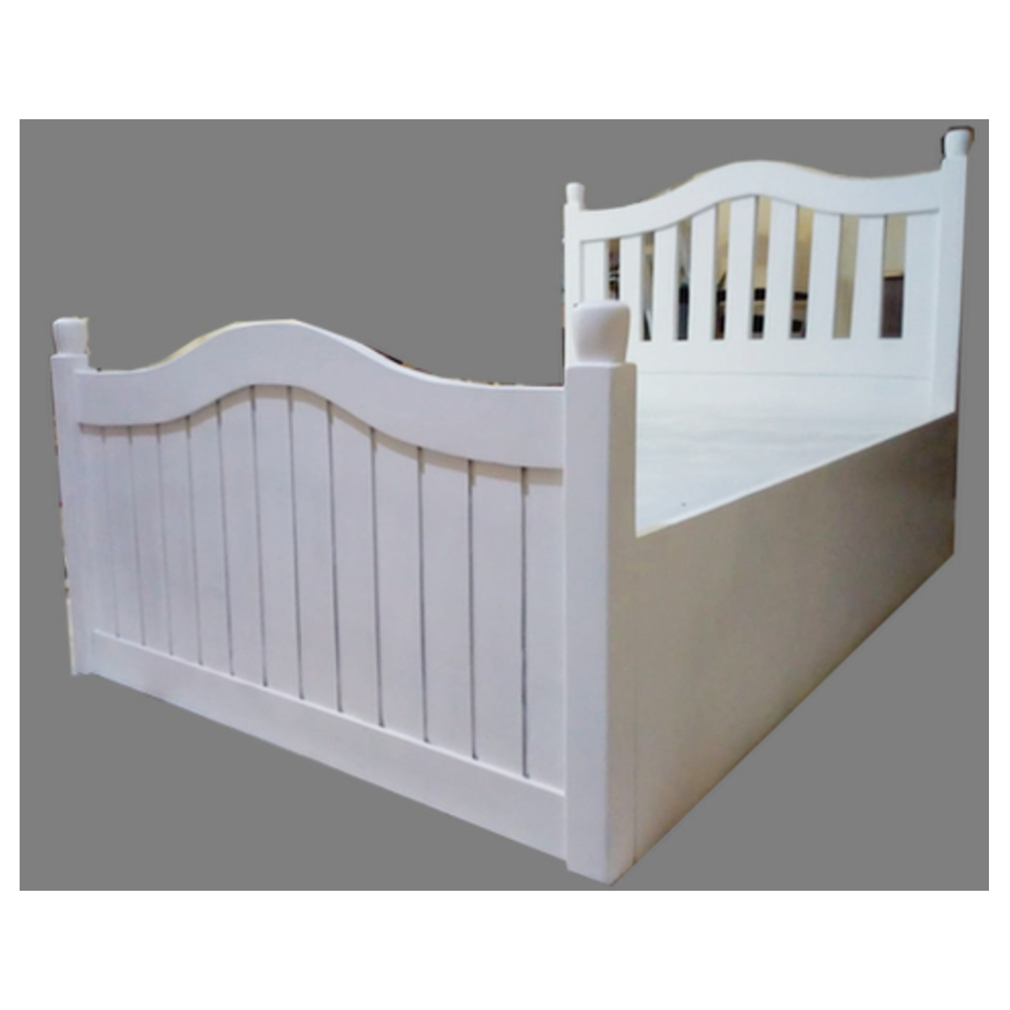 Pearl White kids Bed 