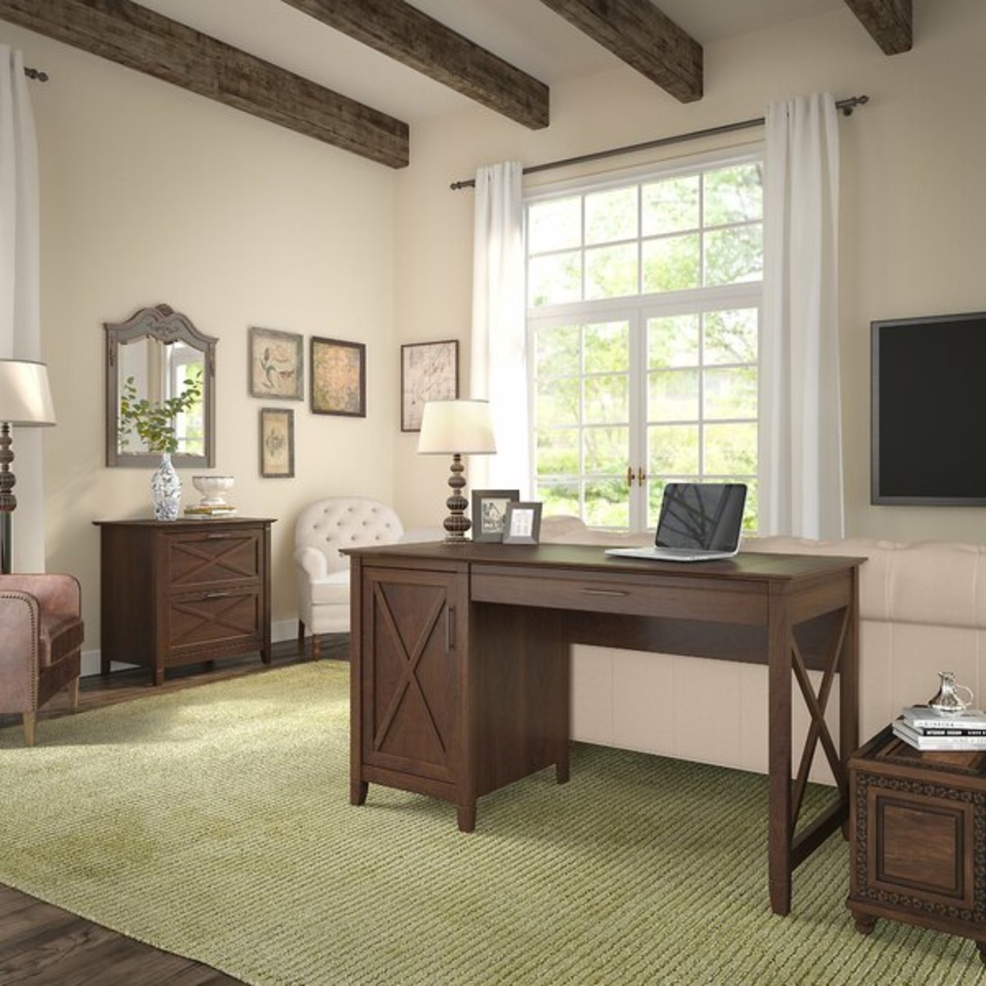 Colonial Buxton Writing Desk