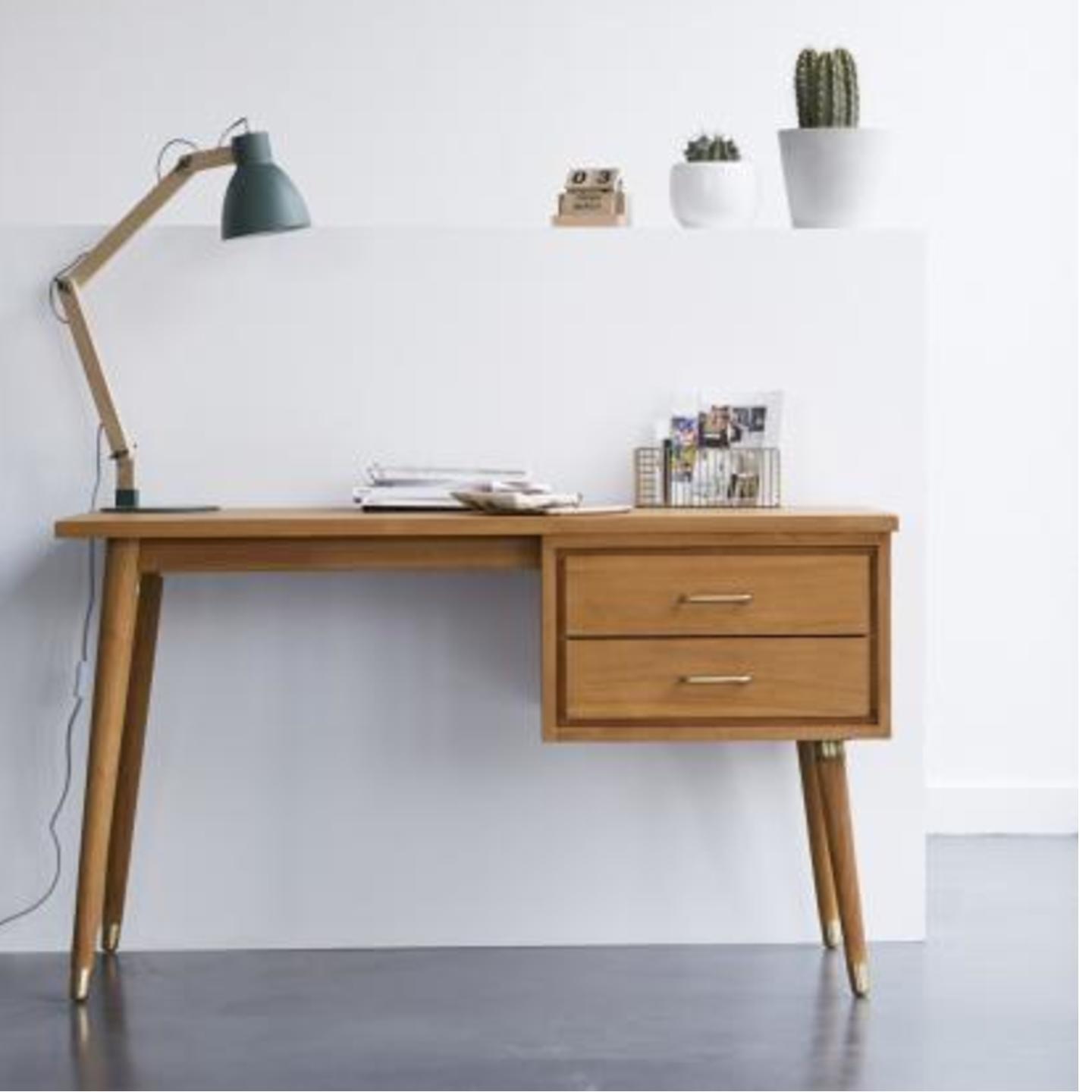 Kort Retro Desk with Drawers