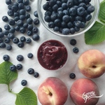 Blueberry and Peach