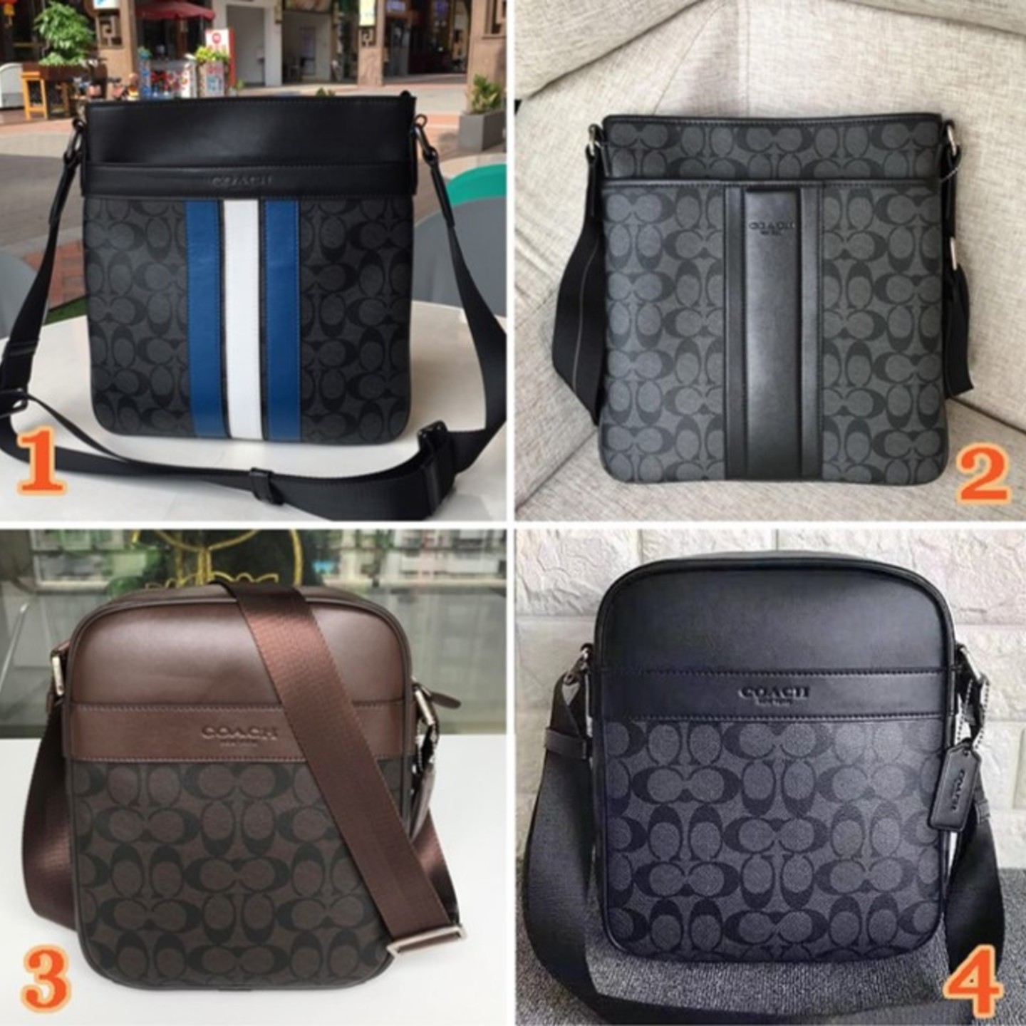 F26068 F71764 F71131 leather mens bag Messenger bag Limited Time Sales