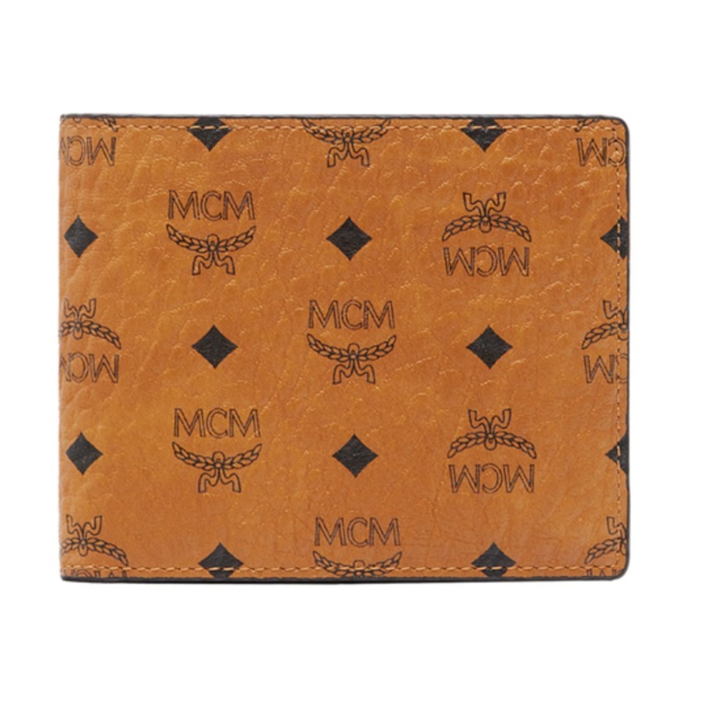 MCM Mens Claus Bifold Wallet in Visetos