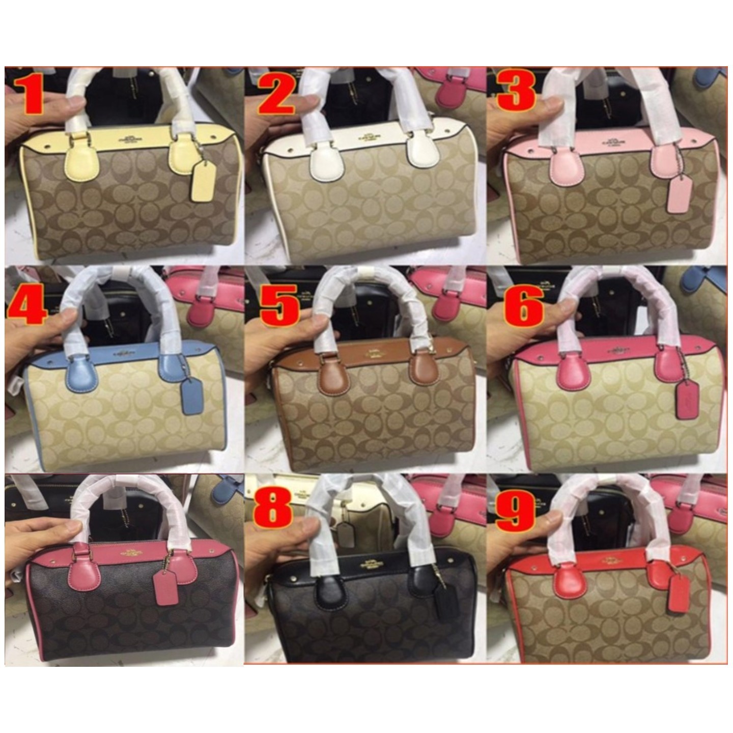 COACH F58312 Womens Bags Shoulder Bags Top Handles Handbags