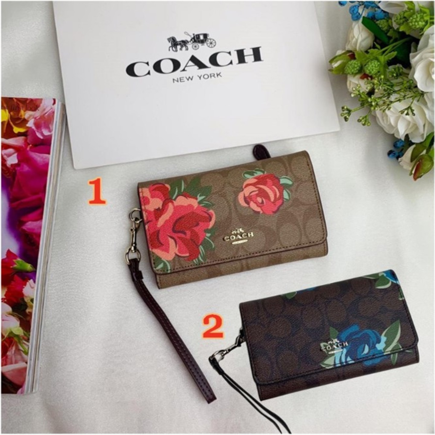 F39191 Coach New Flip Ladies Short Wallet