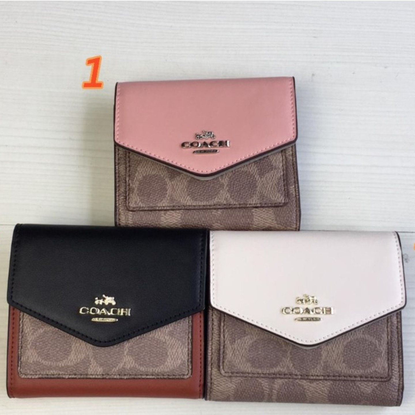 F31548 ladies tri-fold wallet short wallet