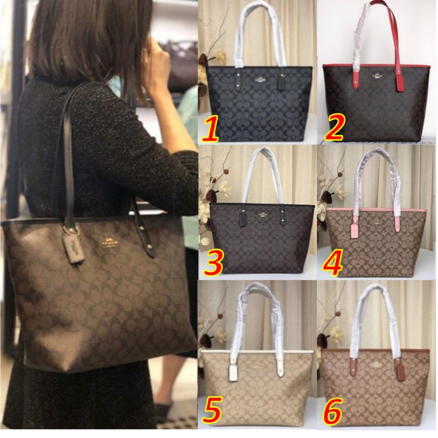 F58292 Coach Hand bags Shoulder Bags