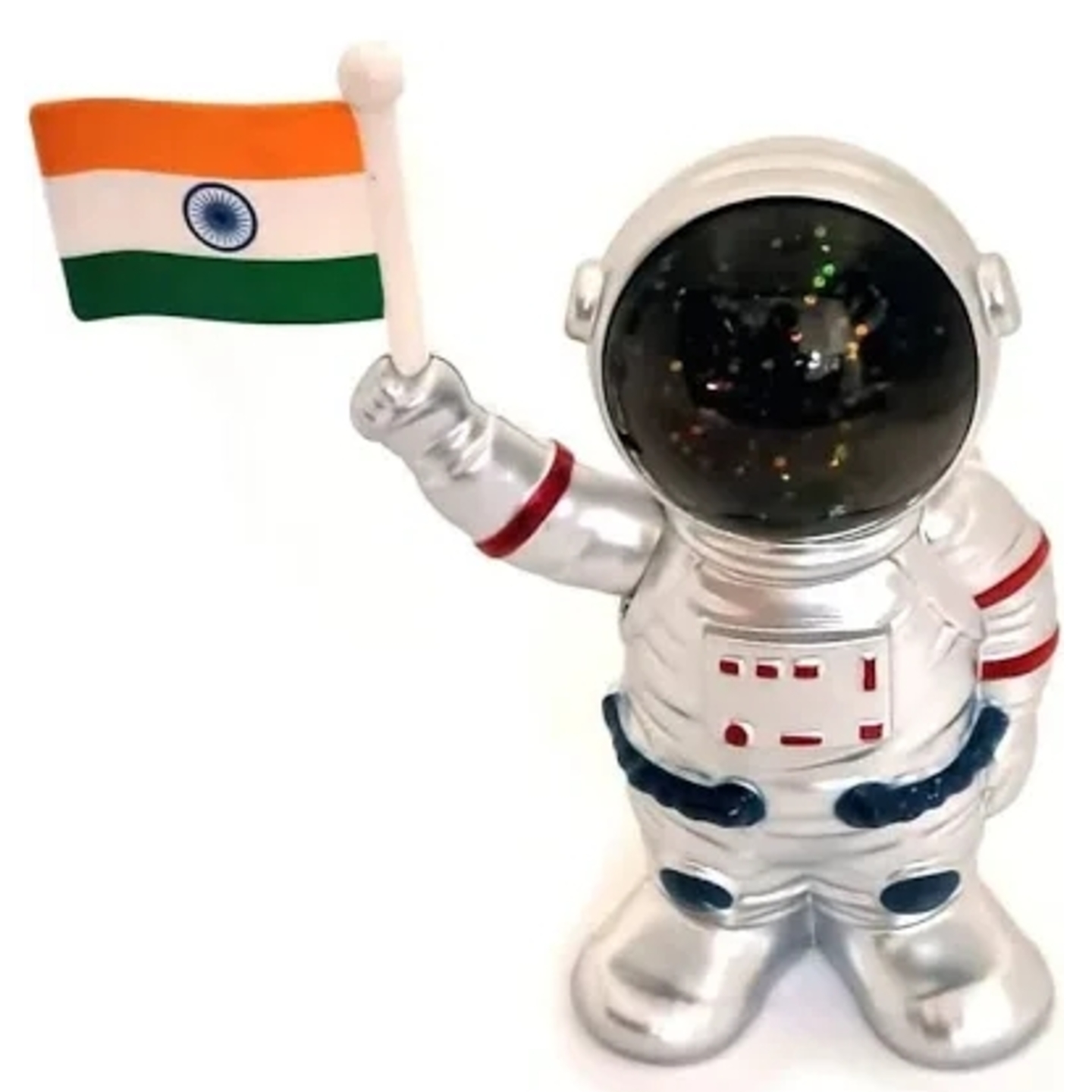 Astronaut Solar Energy Decorative With Indian Flag