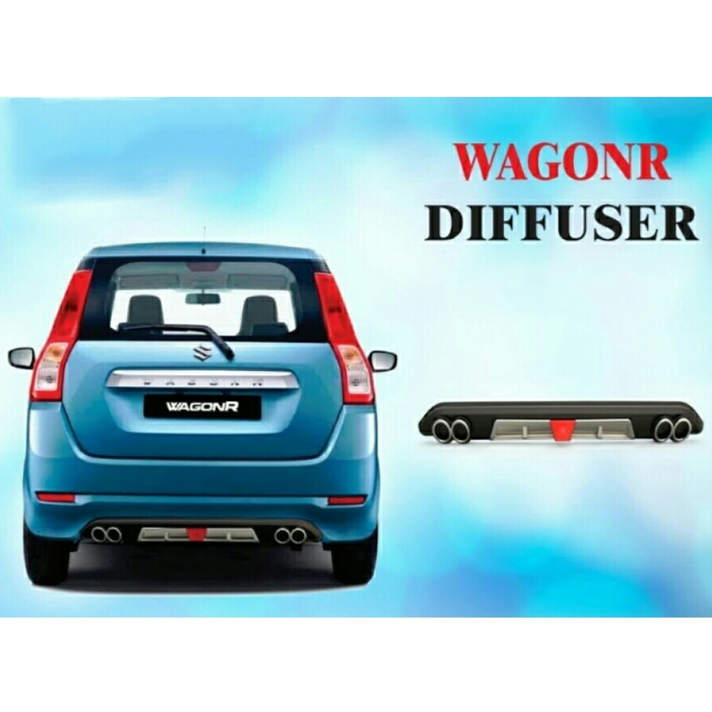WagonR Rear Diffuser