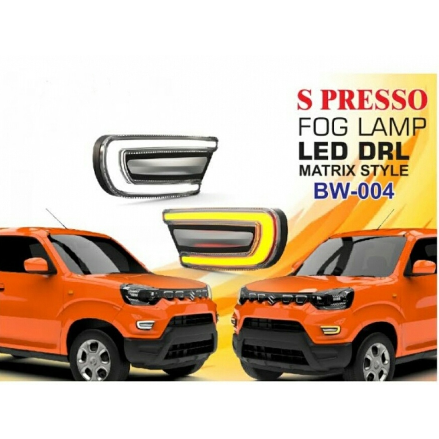 S presso fog lamp with DRL. Indicator